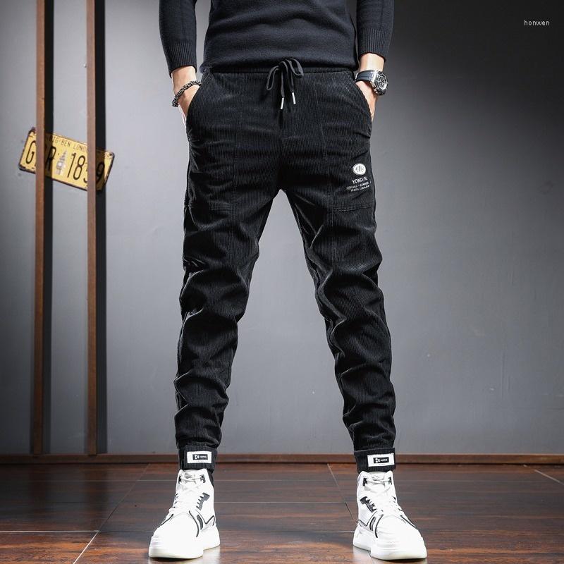 Men's Pants Corduroy Autumn Winter Men Fashion Casual Sport Drawstring Male Joggers Black Trousers
Men's Pants Corduroy Autumn Winter Men Fashion Casual Sport Drawstring Male Joggers Black Trousers