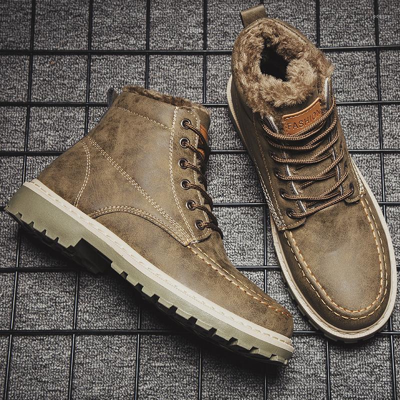 Boots Winter Men Shoes Brown Leather Fur Ankle Booties Velvet Plush Warm Platform Fashion Designer Botas, Gray
Boots Winter Men Shoes Brown Leather Fur Ankle Booties Velvet Plush Warm Platform Fashion Designer Botas, Gray