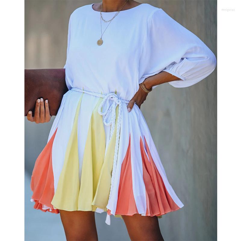 Women' T Shirts Sexy Mini Dress Women Short Sleeve Ruffled 2022 Summer Relax Holiday Sundress Bohemian Vestidos Loose Lady, White
Women' T Shirts Sexy Mini Dress Women Short Sleeve Ruffled 2022 Summer Relax Holiday Sundress Bohemian Vestidos Loose Lady, White