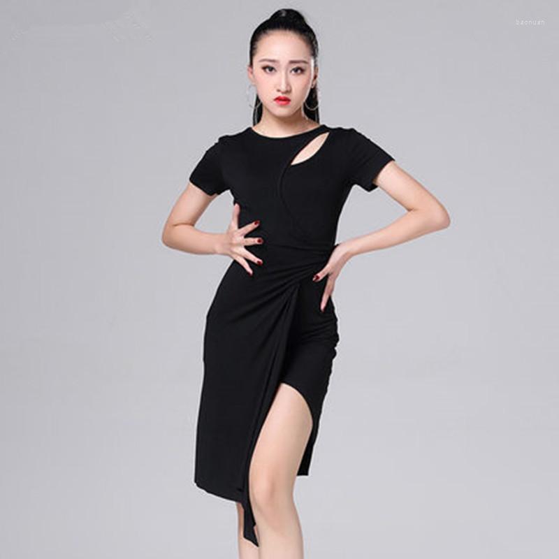Stage Wear Sexy Cutout Short-sleeve Modal Irregular Latin Dance One-piece Dress For Women Ballroom Costumes Performance In Stock, Black
Stage Wear Sexy Cutout Short-sleeve Modal Irregular Latin Dance One-piece Dress For Women Ballroom Costumes Performance In Stock, Black