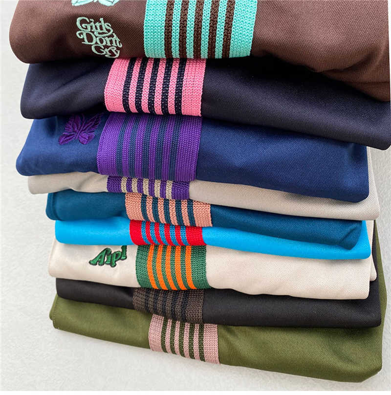 Men's Pants AWGE Needles Sweatpants Men Women 1 1 Top Quality Embroidered Butterfly Stripe Needles Pants Trousers T221206, 324
Men's Pants AWGE Needles Sweatpants Men Women 1 1 Top Quality Embroidered Butterfly Stripe Needles Pants Trousers T221206, 324