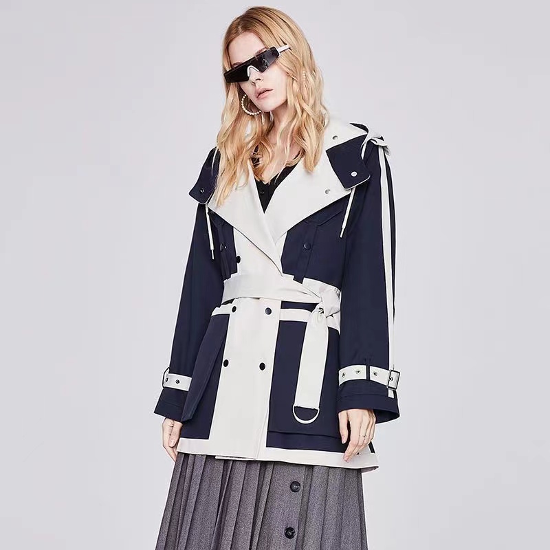 Autumn womens trench coats designer luxury Women Windbreaker body letter print jacket Loose Coat Female Casual short Trenchs Coat E13188, Dark blue
Autumn womens trench coats designer luxury Women Windbreaker body letter print jacket Loose Coat Female Casual short Trenchs Coat E13188, Dark blue
