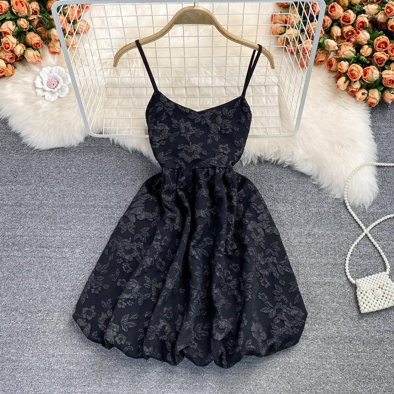 Casual Dresses Women Elegant Black Dress Summer Spaghetti Strap Jacquard Vintage A Line High Waist Mini Vestidos, White
Casual Dresses Women Elegant Black Dress Summer Spaghetti Strap Jacquard Vintage A Line High Waist Mini Vestidos, White