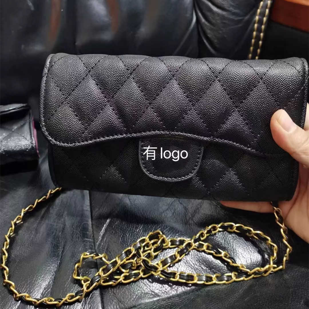 s Stuff Sacks 2022 New Caviar Chain Xiaoxiang/Fenglingge Handheld Change Wallet One Shoulder Crossbody Mobile Phone Women's Bag, Black7
s Stuff Sacks 2022 New Caviar Chain Xiaoxiang/Fenglingge Handheld Change Wallet One Shoulder Crossbody Mobile Phone Women's Bag, Black7