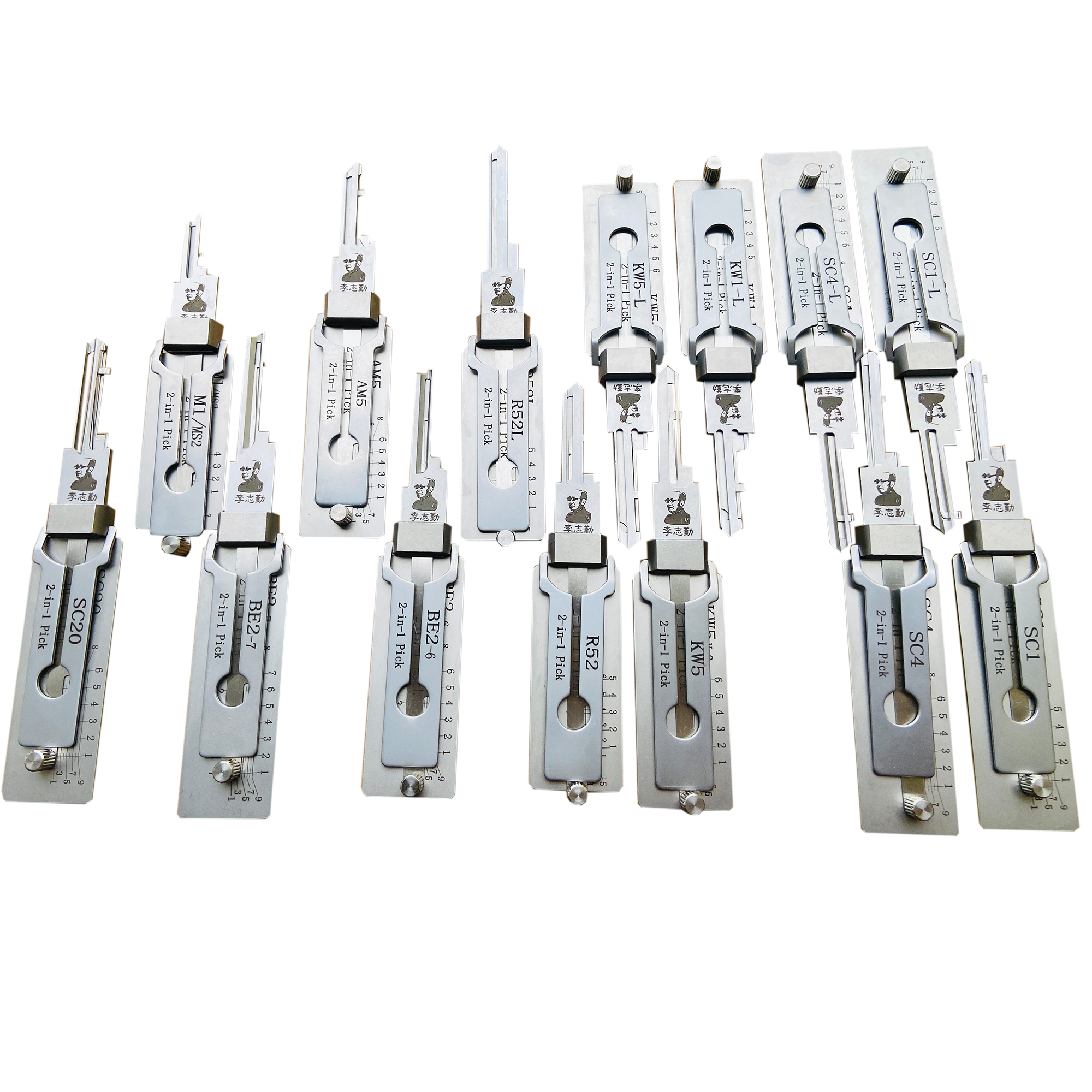Specialist Locksmith Tools Original Lishi 2 in 1 SC1 SC1-L SC4 SC4-L KW1 KW1-L KW5 KW5-L R52 R52L AM5 M1/MS2 SC20 BE2-6 BE2-7 Lock Pick and Decoder
Specialist Locksmith Tools Original Lishi 2 in 1 SC1 SC1-L SC4 SC4-L KW1 KW1-L KW5 KW5-L R52 R52L AM5 M1/MS2 SC20 BE2-6 BE2-7 Lock Pick and Decoder