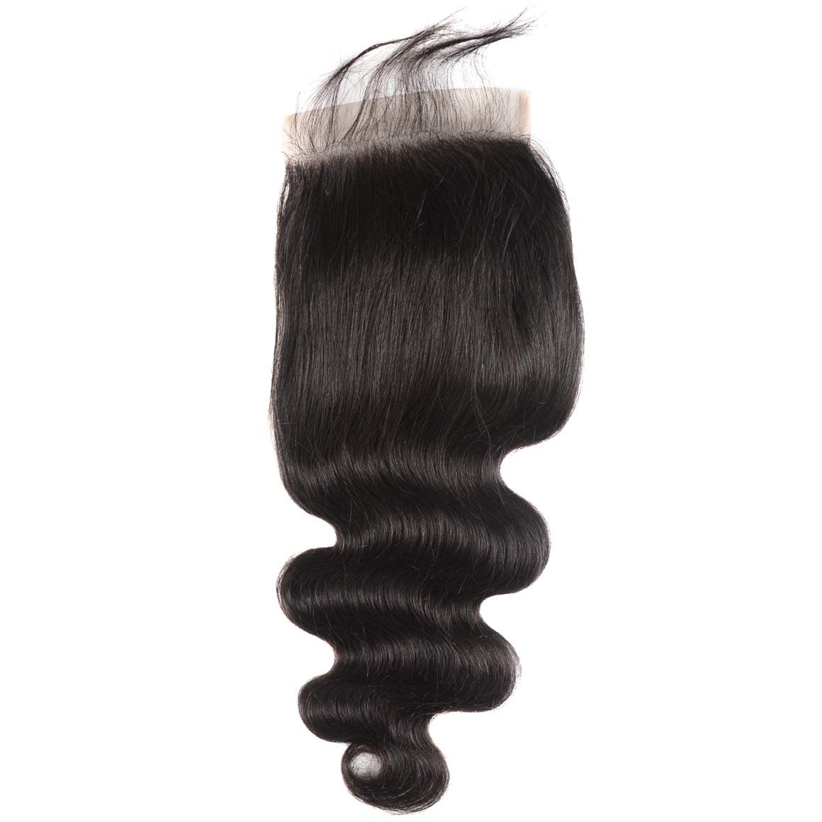 Free shipping 6x6 Transparent HD Lace Closure Brazilian Body Wave Human Pre Plucked With Baby Hair