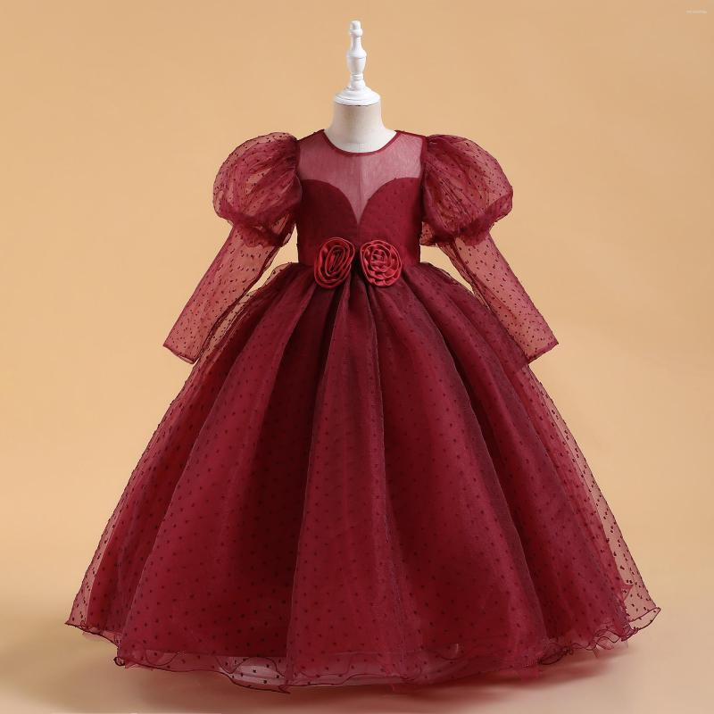 Girl Dresses Red Full Sleeves Flower Dress For Kids Wedding Bridesmaid Pageant Party Formal Long Gown Princess Communion Tulle, Lp-286 blue
Girl Dresses Red Full Sleeves Flower Dress For Kids Wedding Bridesmaid Pageant Party Formal Long Gown Princess Communion Tulle, Lp-286 blue
