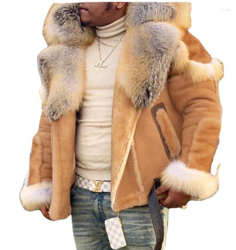 Women's Fur High Quality Material Upgrade Thickened Domestic Wearable Men's Imitation Leather Velvet And One Large Wool Collar Long Sle, Khaki
Women's Fur High Quality Material Upgrade Thickened Domestic Wearable Men's Imitation Leather Velvet And One Large Wool Collar Long Sle, Khaki
