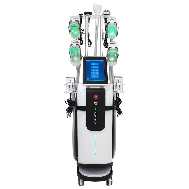 5 in 1 Double chin cryo beauty machine factory price freezing fat multifunctional cavitation rf beauty spa