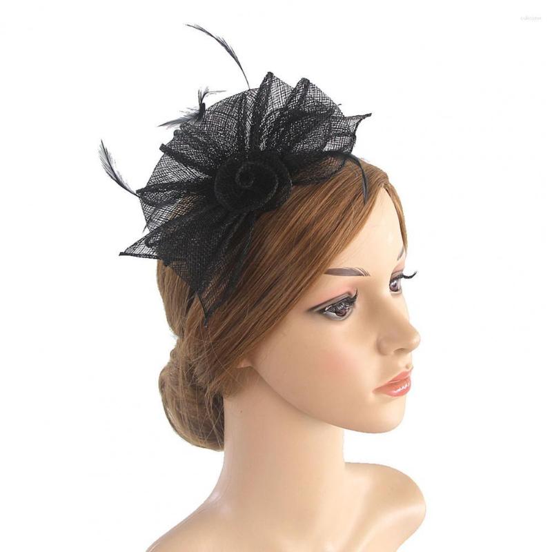 Visors Party Fascinator Stylish Retro Solid Color Performance For Wedding Headband, Black
Visors Party Fascinator Stylish Retro Solid Color Performance For Wedding Headband, Black