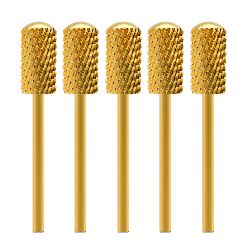 Nail Art Equipment MAOHANG 10PCSLOT 332" Gold Carbide Nail Drill Bit Milling Cutter For Electric Manicure Pedicure Machine Device Tool Remove Gel 221206
Nail Art Equipment MAOHANG 10PCSLOT 332" Gold Carbide Nail Drill Bit Milling Cutter For Electric Manicure Pedicure Machine Device Tool Remove Gel 221206