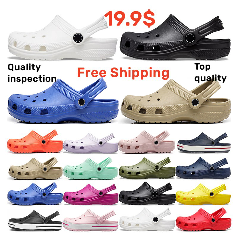 2023 Freeshippings Croc Clog designer Sandals slippers slides Buckle classic mens triple black white red Khaki bule pink Waterproof Shoes Nursing Hospital womens
2023 Freeshippings Croc Clog designer Sandals slippers slides Buckle classic mens triple black white red Khaki bule pink Waterproof Shoes Nursing Hospital womens