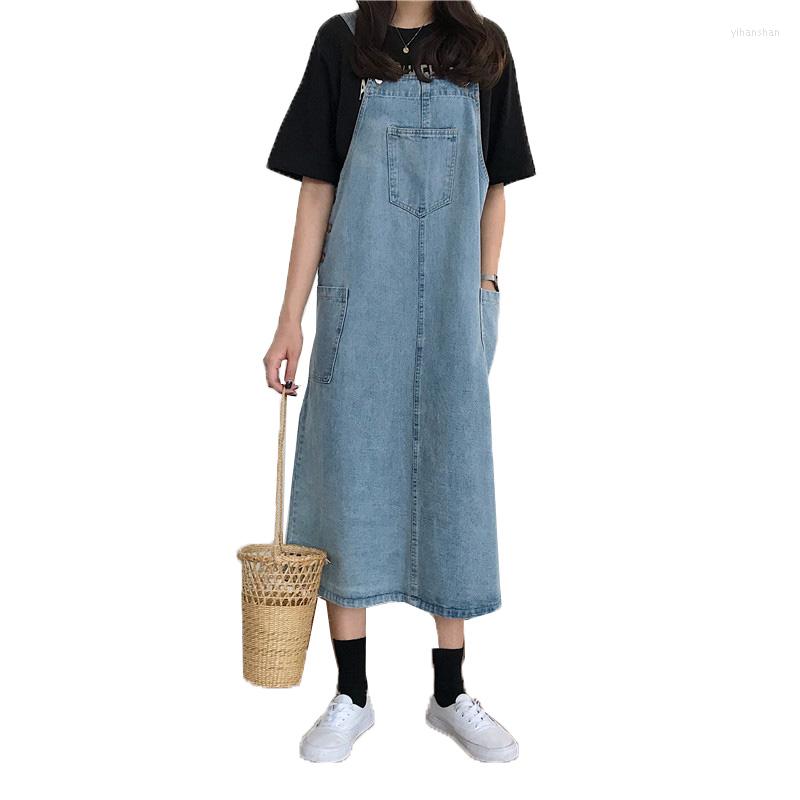 Casual Dresses Spring Summer Denim Dress Female Student Thin Strap Fashion Women Sleeveless Loose Waist Cowboy Sling -5XL, Blue
Casual Dresses Spring Summer Denim Dress Female Student Thin Strap Fashion Women Sleeveless Loose Waist Cowboy Sling -5XL, Blue