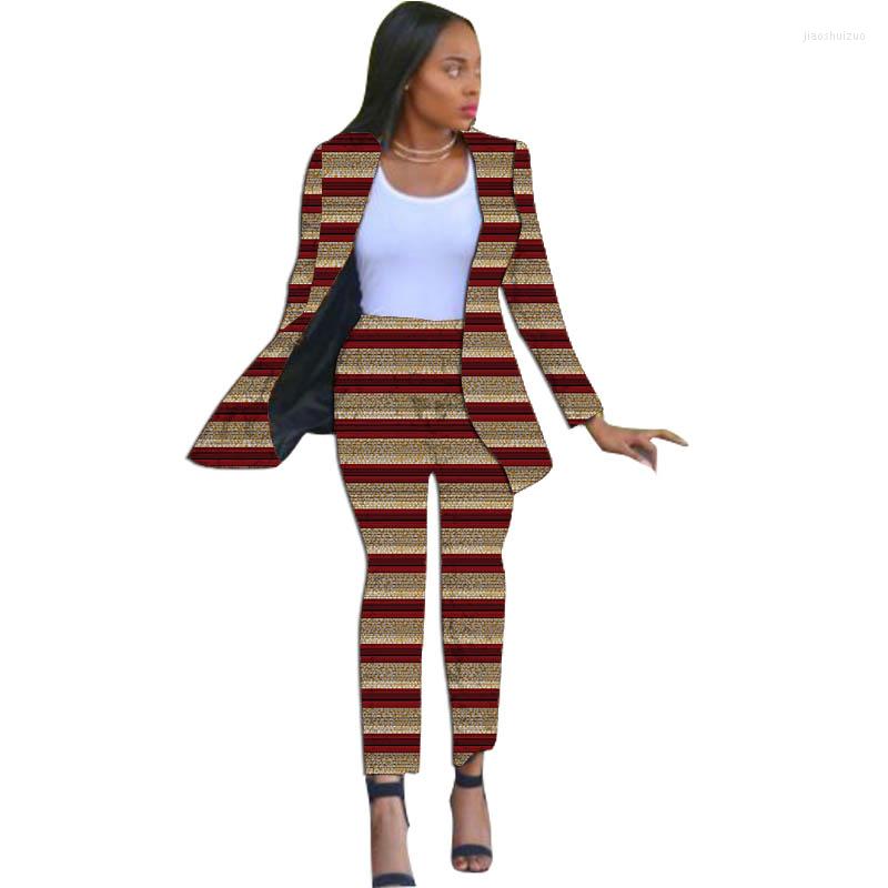 Women's Two Piece Pants Nigerian Style Women's Shawl Collar Blazers With Trousers African Culture Clothes Print Pant Suits Groom Wear
Women's Two Piece Pants Nigerian Style Women's Shawl Collar Blazers With Trousers African Culture Clothes Print Pant Suits Groom Wear