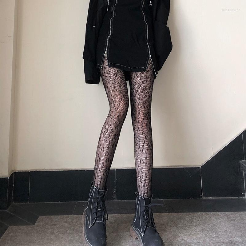 Snake Women Socks Anime Pantyhose Black Mesh Fishnet Stockings Sexy Haruku Hosiery Large Lolita G Tights Gothic Clothes