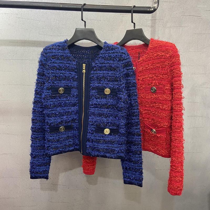 Women' Knits 2022 Autumn Winter Women High Quality Luxury Casual Knitted Cardigans Coat Female Chic Sweater 2 Color Ddxgz2v 9.30, Blue
Women' Knits 2022 Autumn Winter Women High Quality Luxury Casual Knitted Cardigans Coat Female Chic Sweater 2 Color Ddxgz2v 9.30, Blue