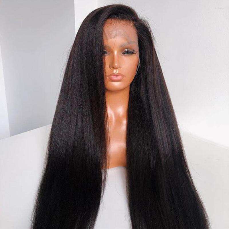 Density Light Yaki Human Hair Wig 13x6 Lace Front Wigs Italian Transparent HD Frontal Preplucked, 13x6x3.5 lace front
Density Light Yaki Human Hair Wig 13x6 Lace Front Wigs Italian Transparent HD Frontal Preplucked, 13x6x3.5 lace front