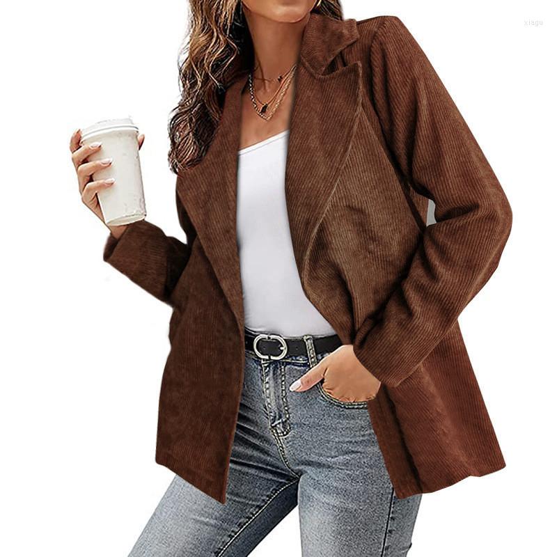 Women' Suits Women' Autumn And Winter Solid Color Coat Suit Office Ladies Corduroy Street Casual Cardigan Top Blazers For Women, White
Women' Suits Women' Autumn And Winter Solid Color Coat Suit Office Ladies Corduroy Street Casual Cardigan Top Blazers For Women, White
