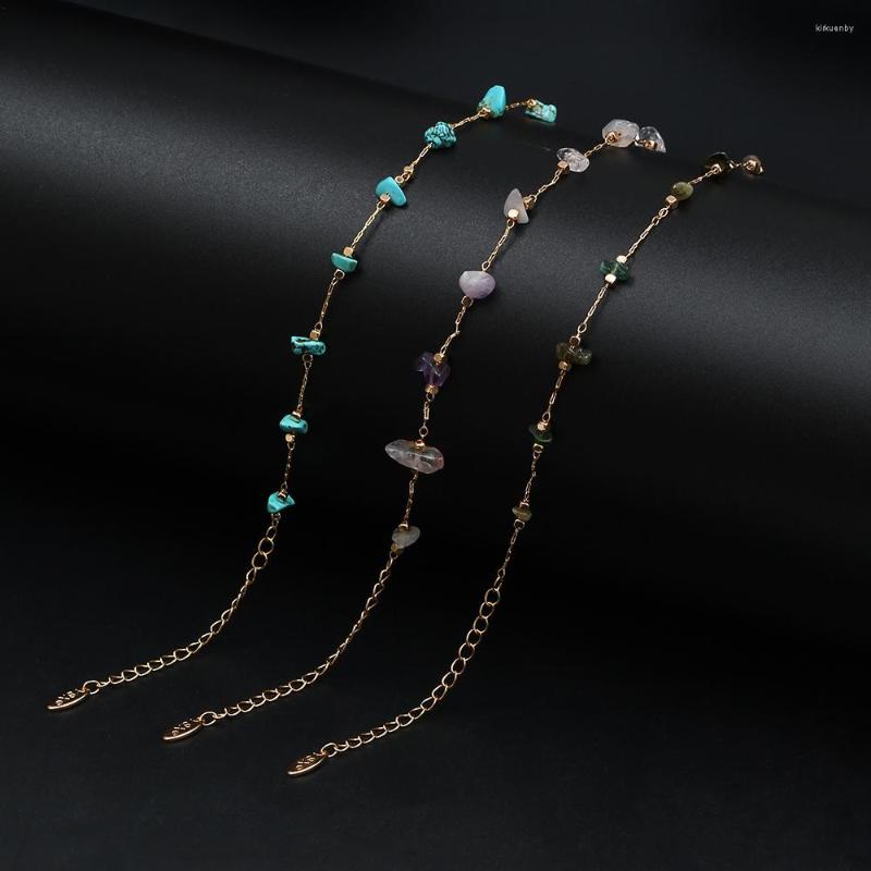 Anklets MEIBEADS 1pc Fashion Natural Stone Anklet Gold Color Small Foot Ankle Bracelet Ocean Summer Reiki Jewelry
Anklets MEIBEADS 1pc Fashion Natural Stone Anklet Gold Color Small Foot Ankle Bracelet Ocean Summer Reiki Jewelry