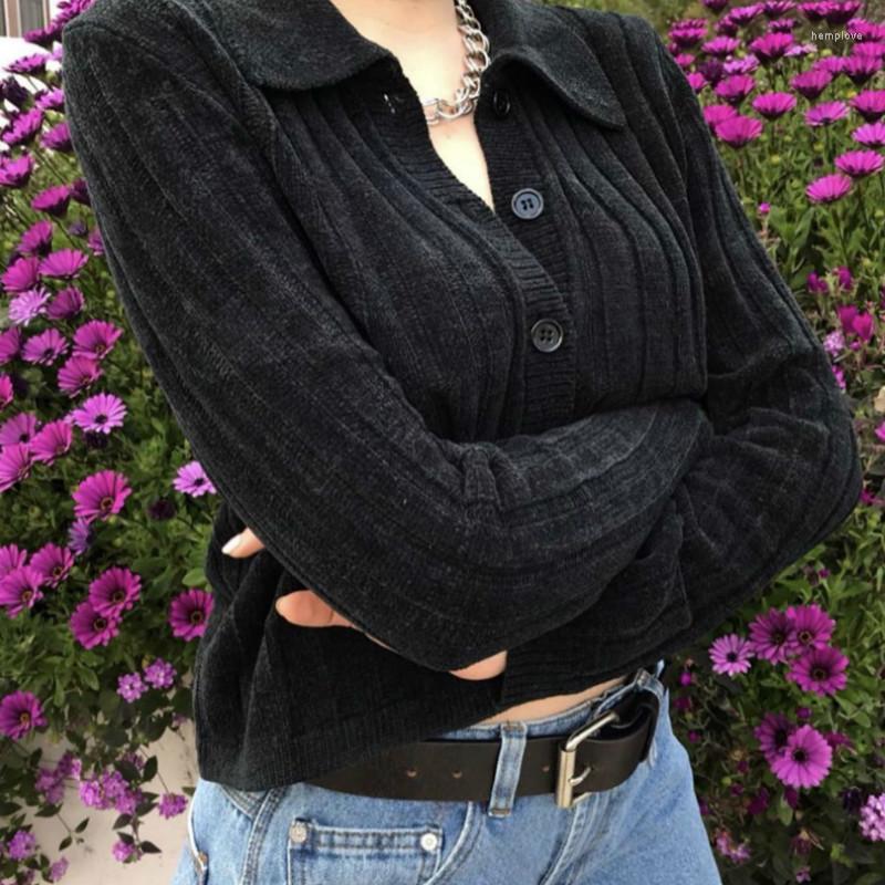 Women' Knits 2022 Women' Autumn Short Black Slim Vertical Striped Nightclub Collar Sweater Long Sleeve Knitted Cardigan Women
Women' Knits 2022 Women' Autumn Short Black Slim Vertical Striped Nightclub Collar Sweater Long Sleeve Knitted Cardigan Women