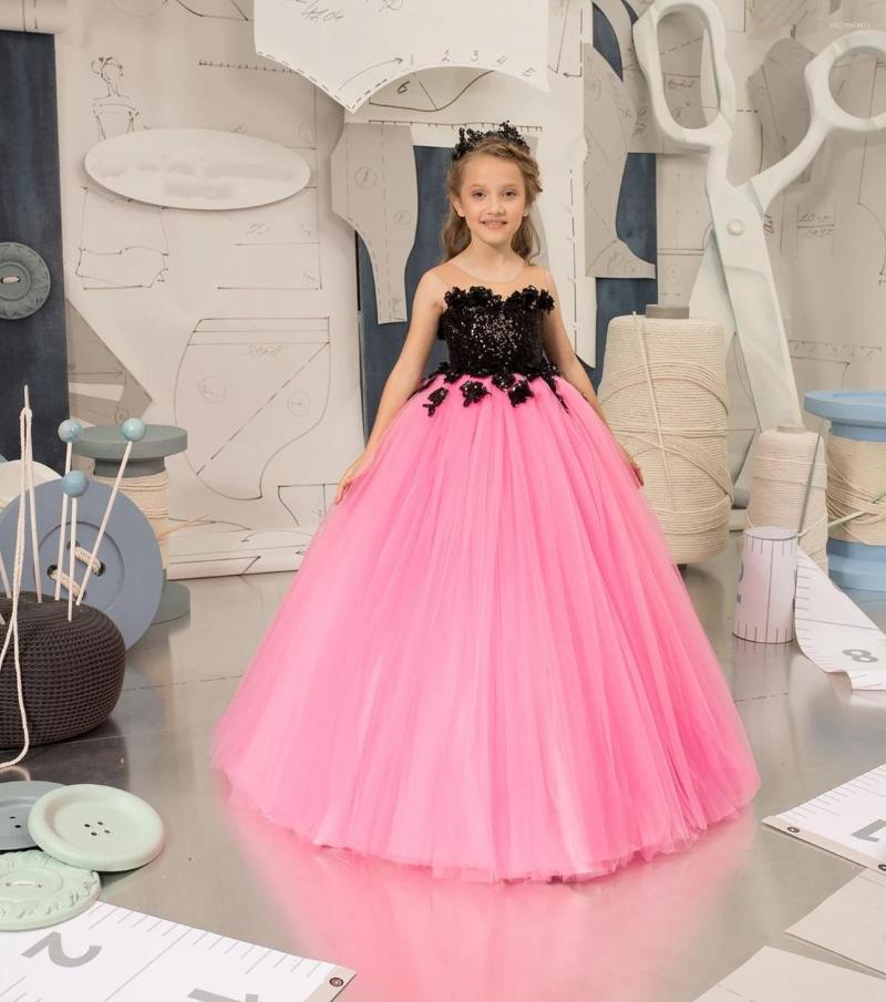 Girl Dresses Flower Dress Sequins Applique Tulle Kids Party Pageant Gowns Holy First Communion For Girls Size 1-14Y, Black
Girl Dresses Flower Dress Sequins Applique Tulle Kids Party Pageant Gowns Holy First Communion For Girls Size 1-14Y, Black
