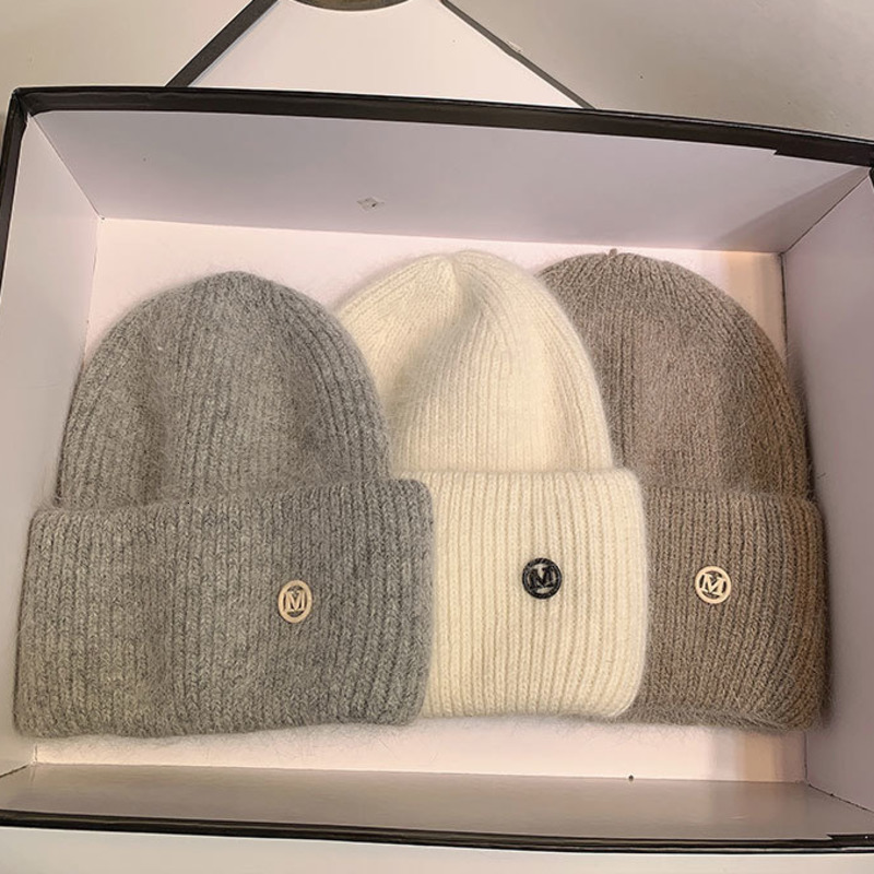 BeanieSkull Caps USPOP Women's Hats Winter Thick Warm Knitted Hats Solid Color Letter M Soft Rabbit Hair Skullies Beanies 220827, Blue
BeanieSkull Caps USPOP Women's Hats Winter Thick Warm Knitted Hats Solid Color Letter M Soft Rabbit Hair Skullies Beanies 220827, Blue