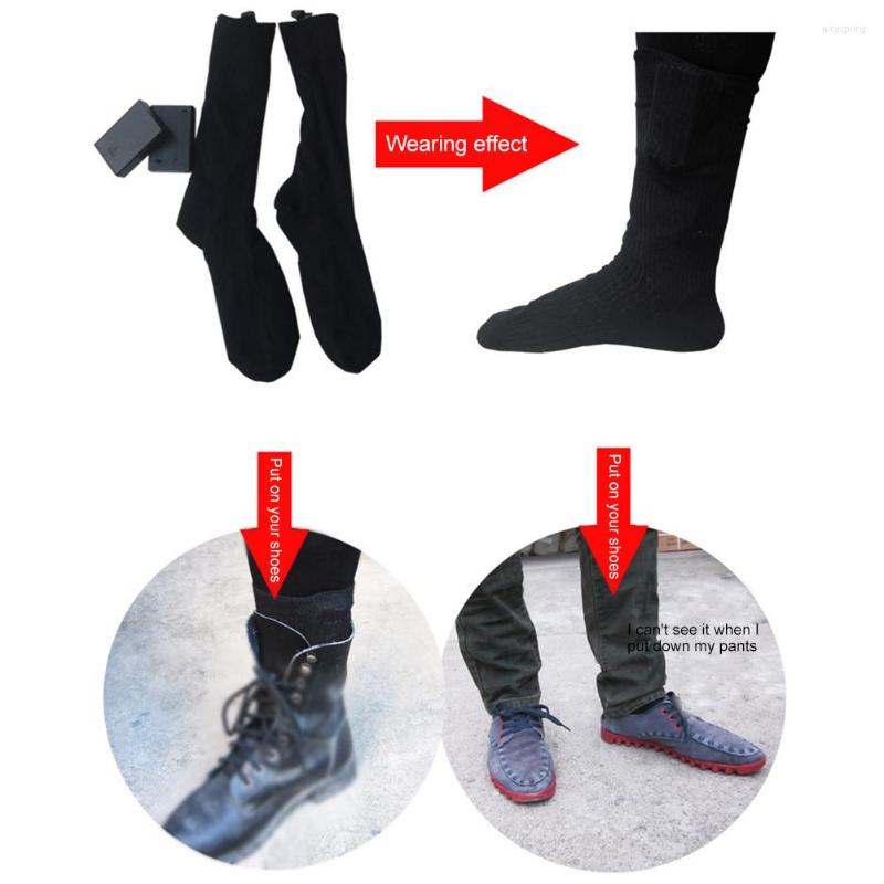 Sports Socks Rechargeable Thermal 3 Temperature Adjustable Unisex Outdoor Water Resistant For Camping Ski Backpacking, Picture shown
Sports Socks Rechargeable Thermal 3 Temperature Adjustable Unisex Outdoor Water Resistant For Camping Ski Backpacking, Picture shown