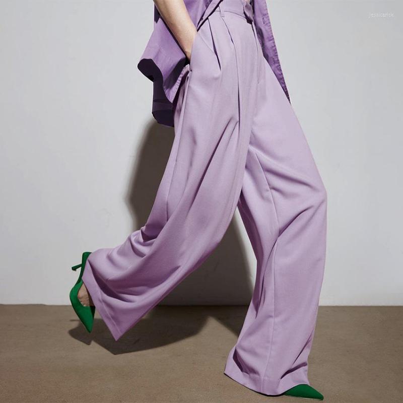 Women' Pants 2022 Women Autumn Stright Long Solid Color High Waist Floor Length Casual Wide Leg Female Trousers, Lavender
Women' Pants 2022 Women Autumn Stright Long Solid Color High Waist Floor Length Casual Wide Leg Female Trousers, Lavender
