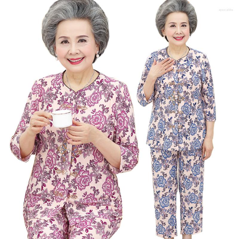 Women's Tracksuits Middle-aged And Elderly Women's Sets Spring Summer Printing T-shirt & Pants 2 Pcs Suit Home Service Granny, Red rose
Women's Tracksuits Middle-aged And Elderly Women's Sets Spring Summer Printing T-shirt & Pants 2 Pcs Suit Home Service Granny, Red rose