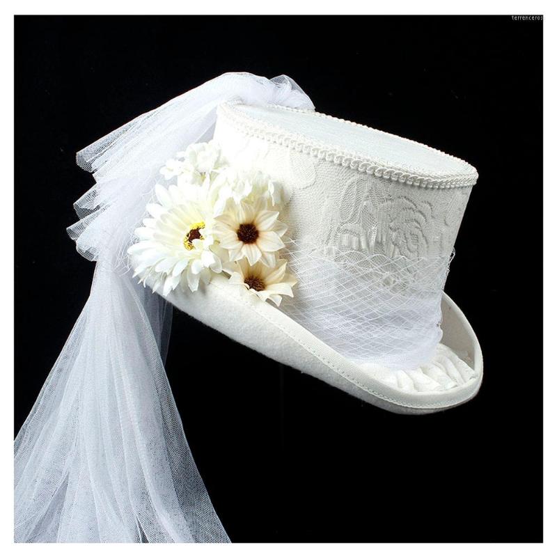 Berets 4 Size White Wool Women Bride Fedora Top Hat Lady Mesh Steampunk Beaver Party Wedding, Wihte
Berets 4 Size White Wool Women Bride Fedora Top Hat Lady Mesh Steampunk Beaver Party Wedding, Wihte