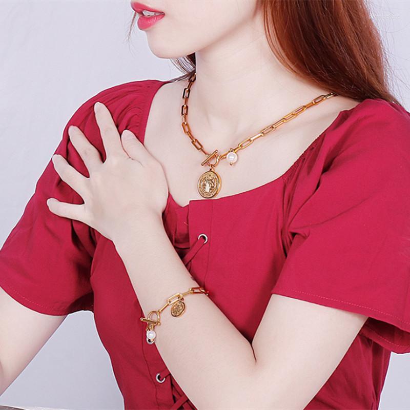 Pendant Necklaces 1 Set Jesus Cross San Benito Medal With Simulated Pearl Bead Necklace For Women Choker Catholic Jewelry
Pendant Necklaces 1 Set Jesus Cross San Benito Medal With Simulated Pearl Bead Necklace For Women Choker Catholic Jewelry