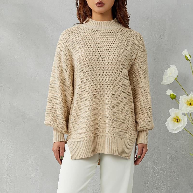 Women' Sweaters Women Autumn Winter Casual Loose Sweater Solid Color High Neck Crochet Pullover With Slit Design /M/L/XL/XXL/XXXL, Black
Women' Sweaters Women Autumn Winter Casual Loose Sweater Solid Color High Neck Crochet Pullover With Slit Design /M/L/XL/XXL/XXXL, Black