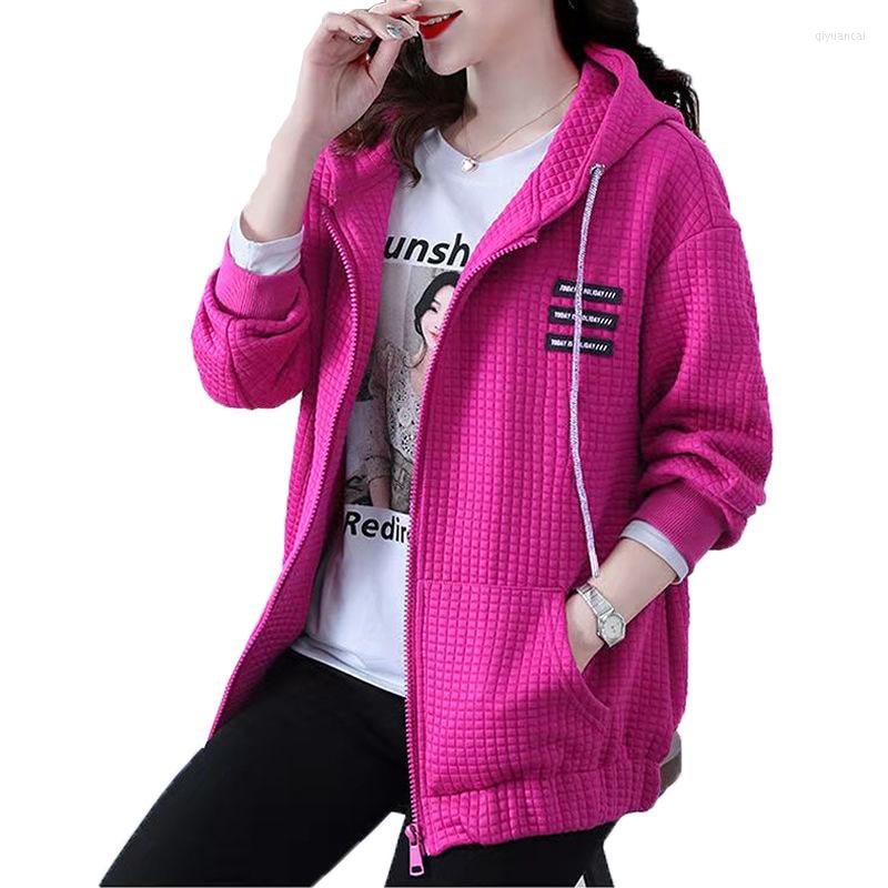 Women's Jackets 2022 Spring Autumn Outerwear Women Rose Red Tops Loose Hooded Baseball Uniform Sports Jacket Female Coat Sportswear, Black
Women's Jackets 2022 Spring Autumn Outerwear Women Rose Red Tops Loose Hooded Baseball Uniform Sports Jacket Female Coat Sportswear, Black