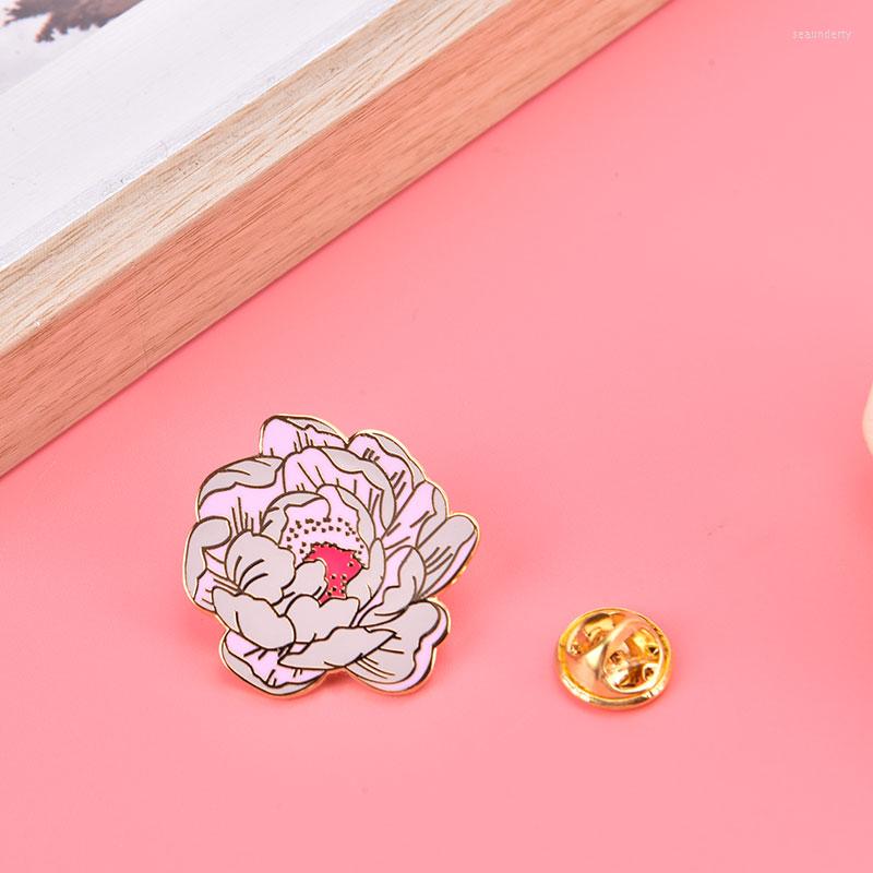 Brooches Beautiful Peony Flower Pastel Hard Enamel Pin Fashion Charm Plant Flowers Golden Brooch Romantic Art Badge Unique Jewelry Gift
Brooches Beautiful Peony Flower Pastel Hard Enamel Pin Fashion Charm Plant Flowers Golden Brooch Romantic Art Badge Unique Jewelry Gift
