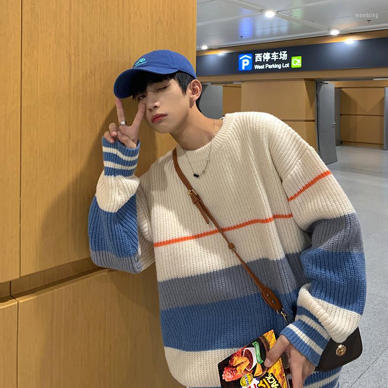 Men' Sweaters Striped Sweater Men' Autumn And Winter Fashion Brand Loose Color Matching Coat Versatile Lazy Wind Thickened Round Neck, Black
Men' Sweaters Striped Sweater Men' Autumn And Winter Fashion Brand Loose Color Matching Coat Versatile Lazy Wind Thickened Round Neck, Black