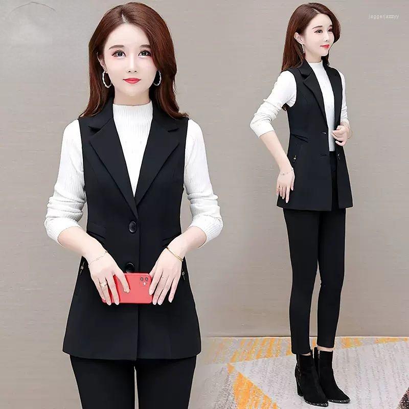 Women's Vests Woman Sleeveless Vest Female Streetwear Waistcoat Suit Autumn Jacket Vintage Single Breasted Outerwear G446, Black
Women's Vests Woman Sleeveless Vest Female Streetwear Waistcoat Suit Autumn Jacket Vintage Single Breasted Outerwear G446, Black