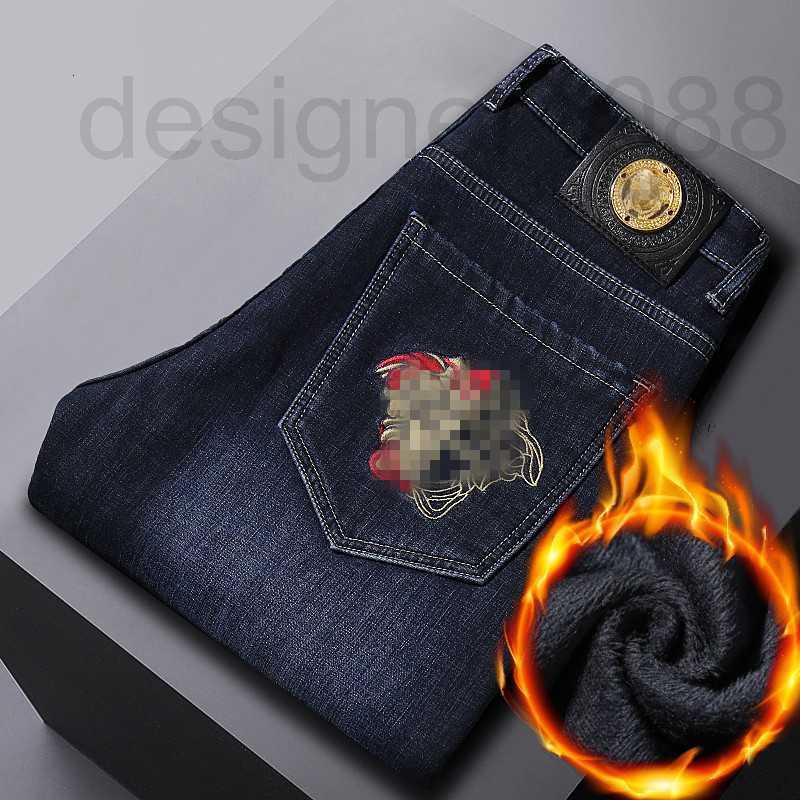 Men's Jeans designer Autumn and winter plush thickened new jeans for men Light luxury Korean version Thick stretch feet Slim fit embroidery Medusa EF80, Blue-gray
Men's Jeans designer Autumn and winter plush thickened new jeans for men Light luxury Korean version Thick stretch feet Slim fit embroidery Medusa EF80, Blue-gray