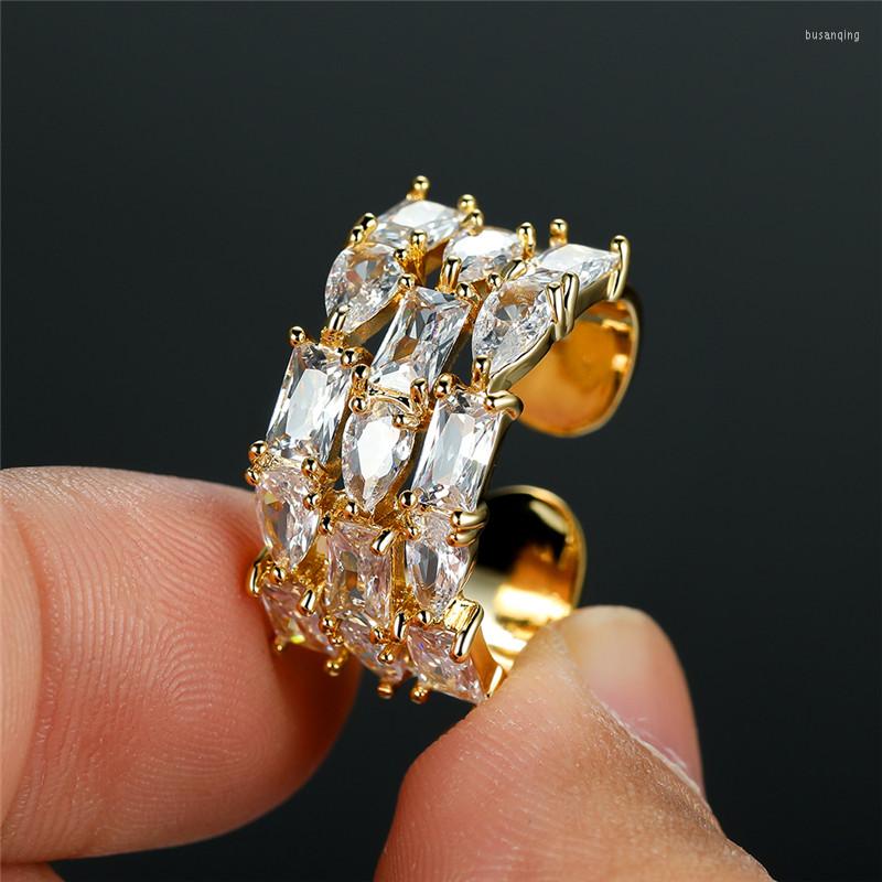 Wedding Rings Cute Female Crystal Geometry Open Ring Boho Gold Silver Color Engagement Luxury White Zircon Stone For Women
Wedding Rings Cute Female Crystal Geometry Open Ring Boho Gold Silver Color Engagement Luxury White Zircon Stone For Women