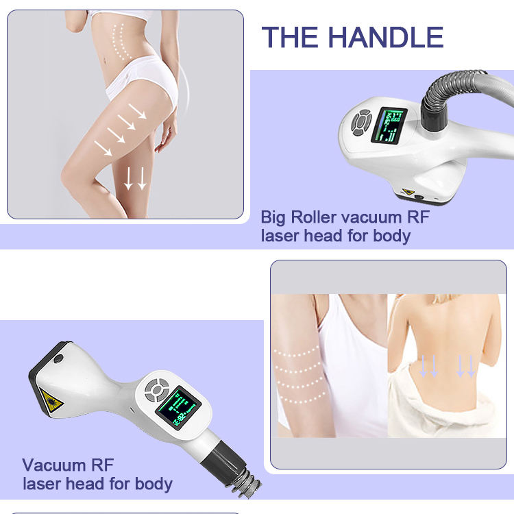 2023 Slimming RF Vacuum Roller 40k Cavitation Fat Burning Body Shaping Contouring Skin Tightening Device