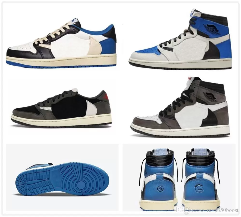 Authentic Jumpman Travis x Fragment Basketball Shoes 1 High OG TS SP Men Low Shoe Military Blue 1S Sail Black Shy Pink Women Outdoor Sneakers 36-44
Authentic Jumpman Travis x Fragment Basketball Shoes 1 High OG TS SP Men Low Shoe Military Blue 1S Sail Black Shy Pink Women Outdoor Sneakers 36-44