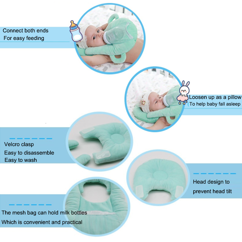 Pillows Baby Feeding Case Bottle Support Multifunctional Nursing Cushion Infant Breastfeeding Cover Care 221205