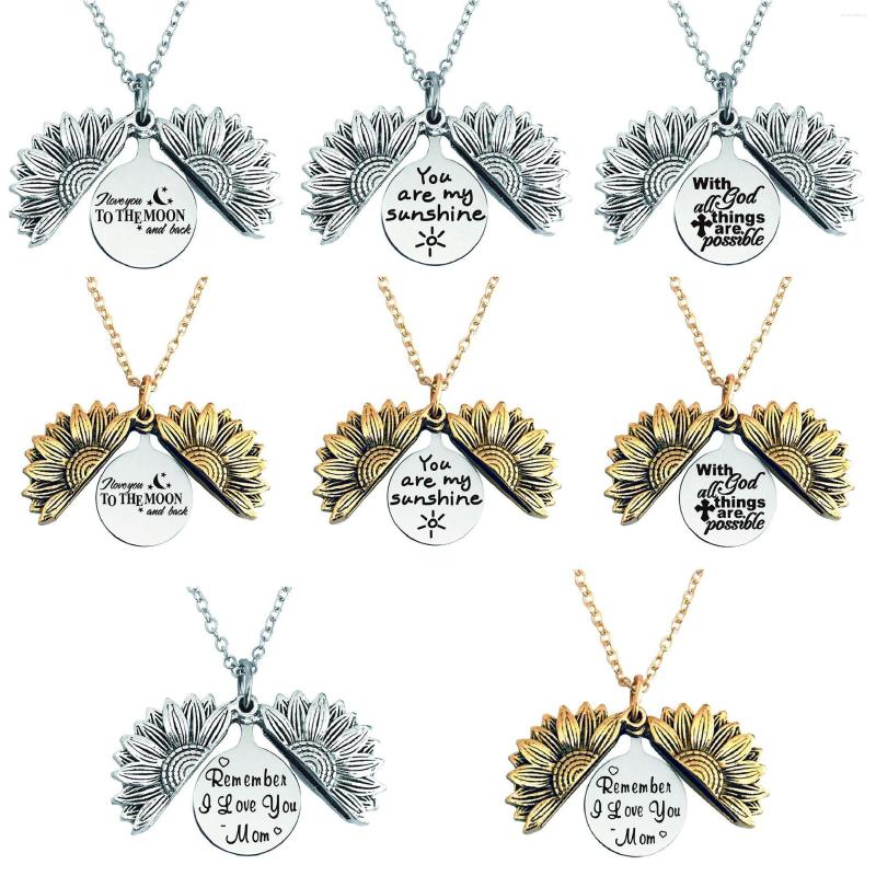 Pendant Necklaces Sunflower Necklace Stainless Steel Vintage Words Pendants Jewelry For Men
Pendant Necklaces Sunflower Necklace Stainless Steel Vintage Words Pendants Jewelry For Men