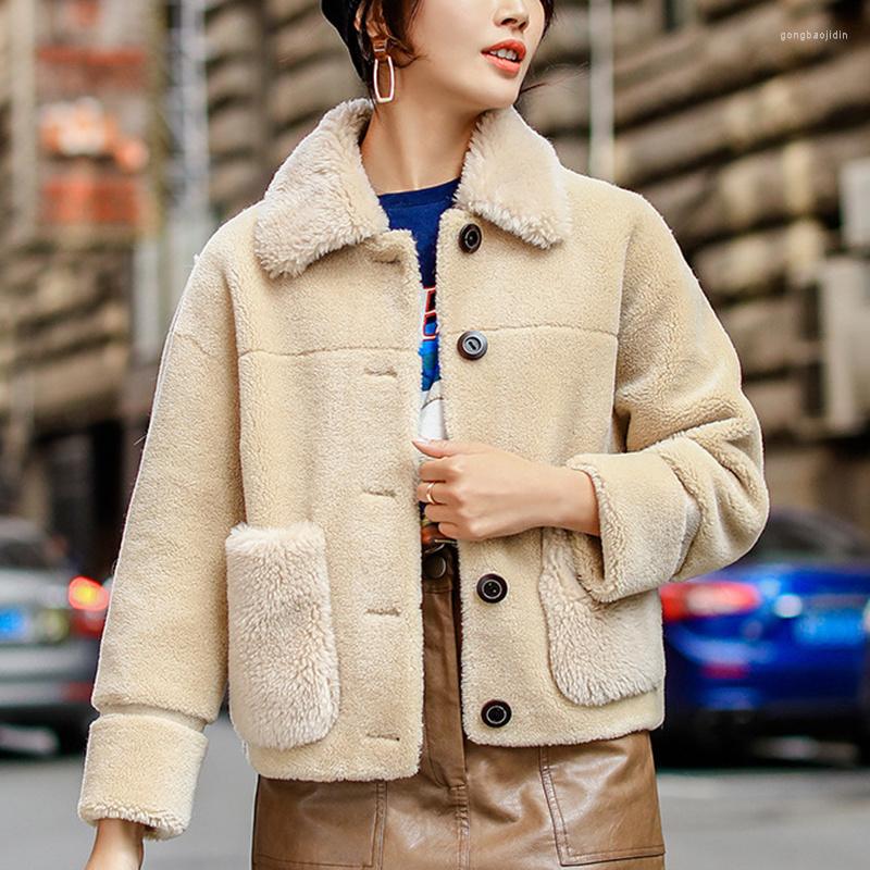 Women's Vests Luxury Winter Light Sheep Shearling Manteau Femme Short Fur One Chaqueta Mujer Australian Granule Cashmere Real Coat Warm, Color 5
Women's Vests Luxury Winter Light Sheep Shearling Manteau Femme Short Fur One Chaqueta Mujer Australian Granule Cashmere Real Coat Warm, Color 5
