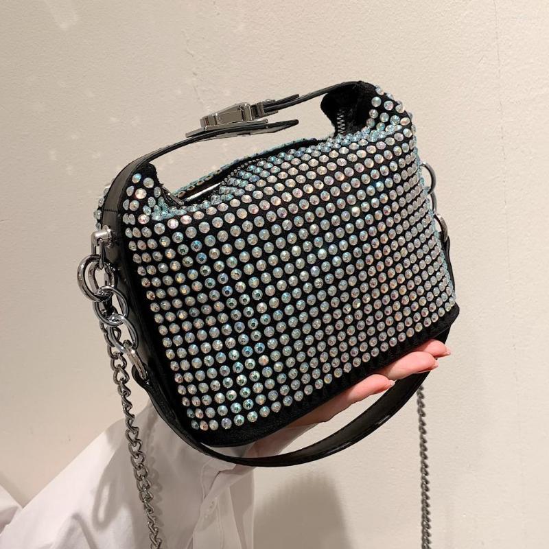 Evening Bags Fashion Chain Full Diamond Shoulder Bag Mini Party Armpit Handbag Designer Luxury Small Square, Black
Evening Bags Fashion Chain Full Diamond Shoulder Bag Mini Party Armpit Handbag Designer Luxury Small Square, Black