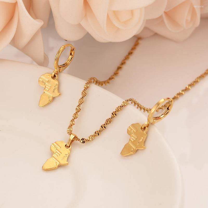 Necklace Earrings Set Gold Africa Map Earring Chain For Women Girls Souvenir Wedding Bridal Party Gift, Picture shown
Necklace Earrings Set Gold Africa Map Earring Chain For Women Girls Souvenir Wedding Bridal Party Gift, Picture shown