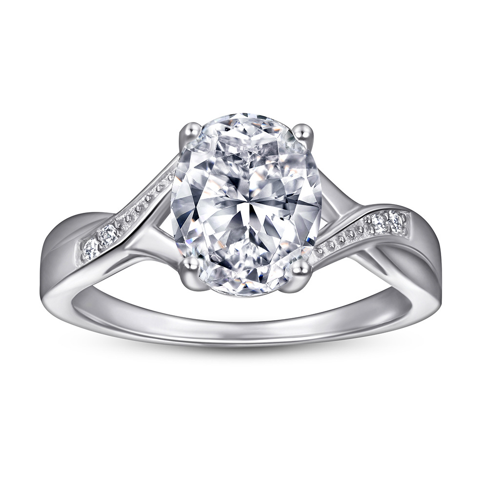 Wedding Accessories Pure Silver Engagement Rings Fadeless Single Diamond Birdal Ring Proposal Ring No Fading Ladies Jewelry TL-066
Wedding Accessories Pure Silver Engagement Rings Fadeless Single Diamond Birdal Ring Proposal Ring No Fading Ladies Jewelry TL-066