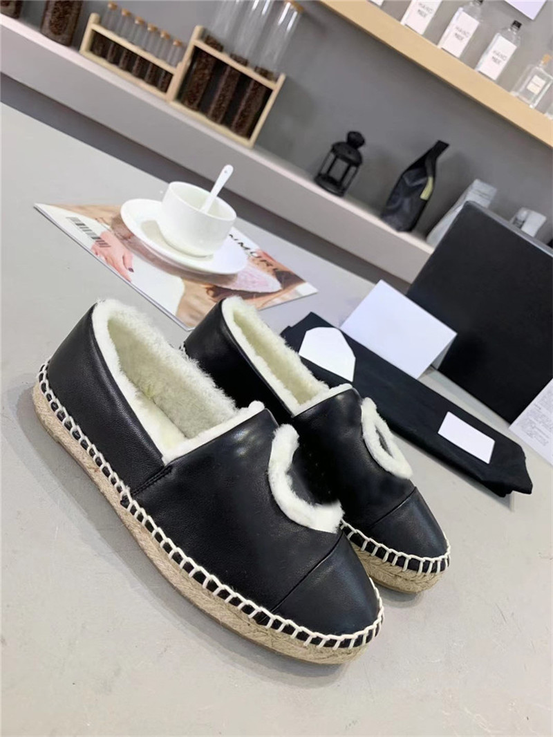 Designer Luxury Tweed Espadrilles Leather Espadrilles Flat shoes Black Dress Shoes With Box, 10
Designer Luxury Tweed Espadrilles Leather Espadrilles Flat shoes Black Dress Shoes With Box, 10
