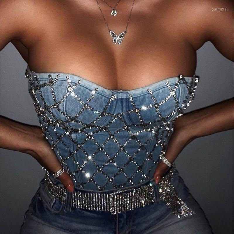 Women' Tanks Sexy Women Summer Tank Top Crystal Sleeveless Strapless Adjustable Lady Club Rhinestone Cami Crop Tops 2022, Blue
Women' Tanks Sexy Women Summer Tank Top Crystal Sleeveless Strapless Adjustable Lady Club Rhinestone Cami Crop Tops 2022, Blue