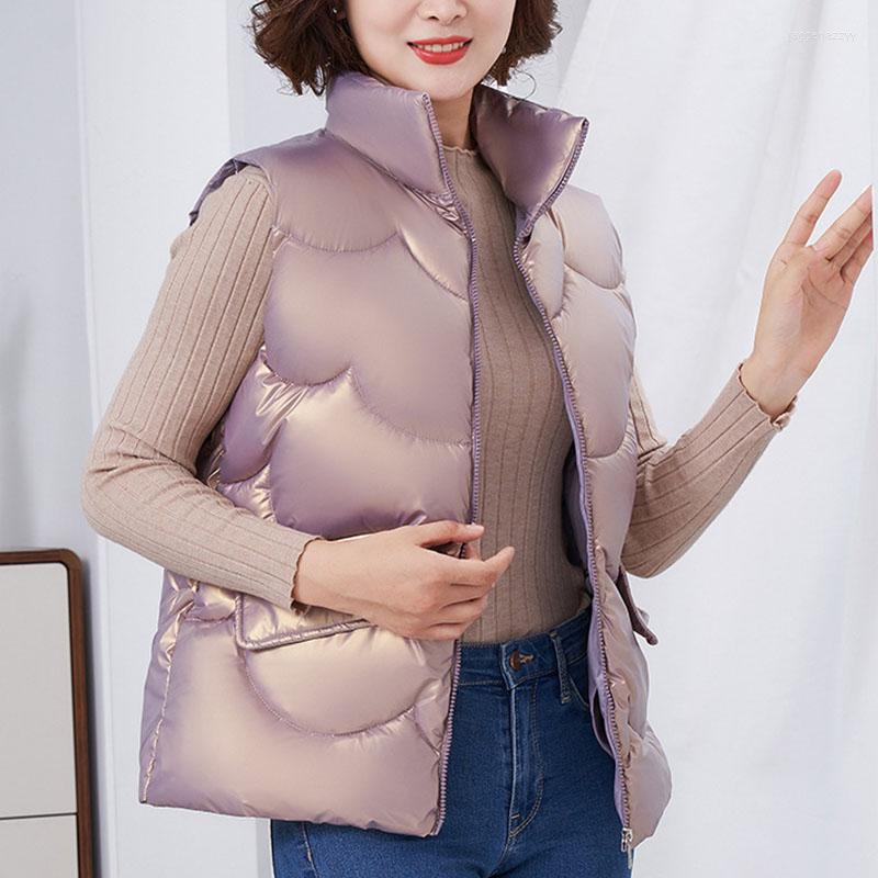 Women's Vests Autumn Winter Cotton Vest Nice Bright Surface Wash-Free Down Female Middle-Aged Elderly Mother Women's Coat F553, Black
Women's Vests Autumn Winter Cotton Vest Nice Bright Surface Wash-Free Down Female Middle-Aged Elderly Mother Women's Coat F553, Black