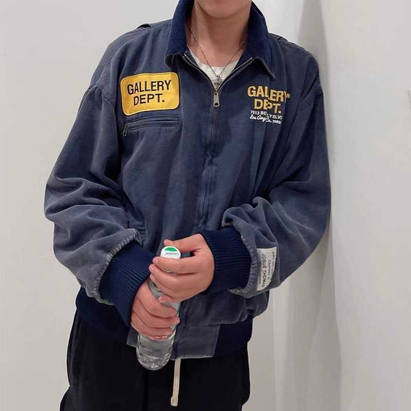 Vintage Designer Letter Jackets Trendy Patch Galleryes Distressed Print Denim Embroidery Coat Washed Galleries Dept Loose K8AB, Washed black
Vintage Designer Letter Jackets Trendy Patch Galleryes Distressed Print Denim Embroidery Coat Washed Galleries Dept Loose K8AB, Washed black